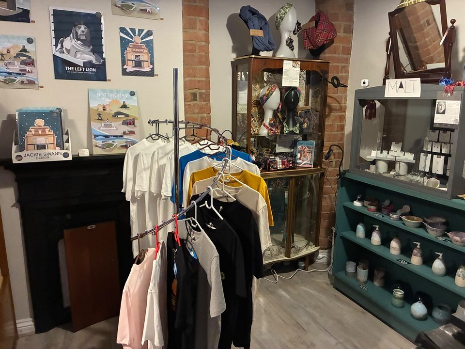 Clothes stand and product displays
