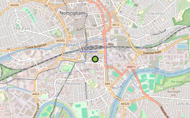Map showing where Litehouse is