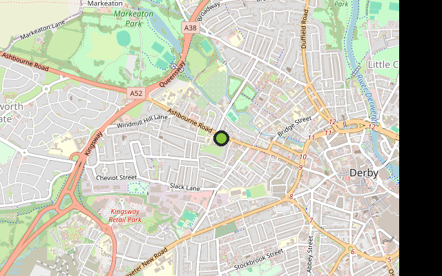 Map showing where Oakhurst is