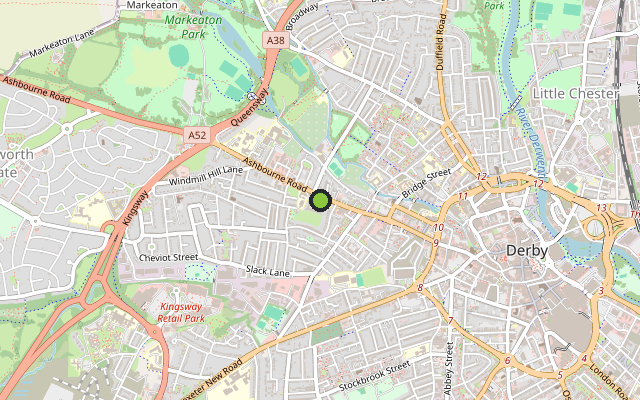 Map showing where Oakhurst is