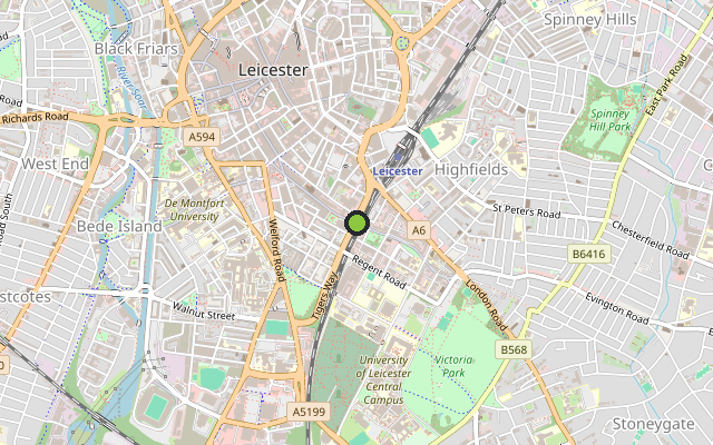 Map showing where Provincial House is