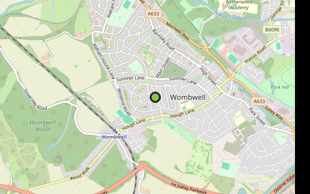 Map showing where St Marys Court is