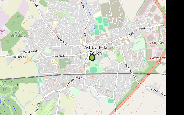 Map showing where The Old Police Station is